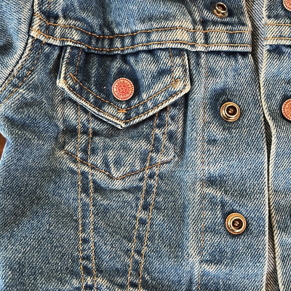 Vintage Levi - denim jacket, 18m, very rare red label - Picture 5 of 10
